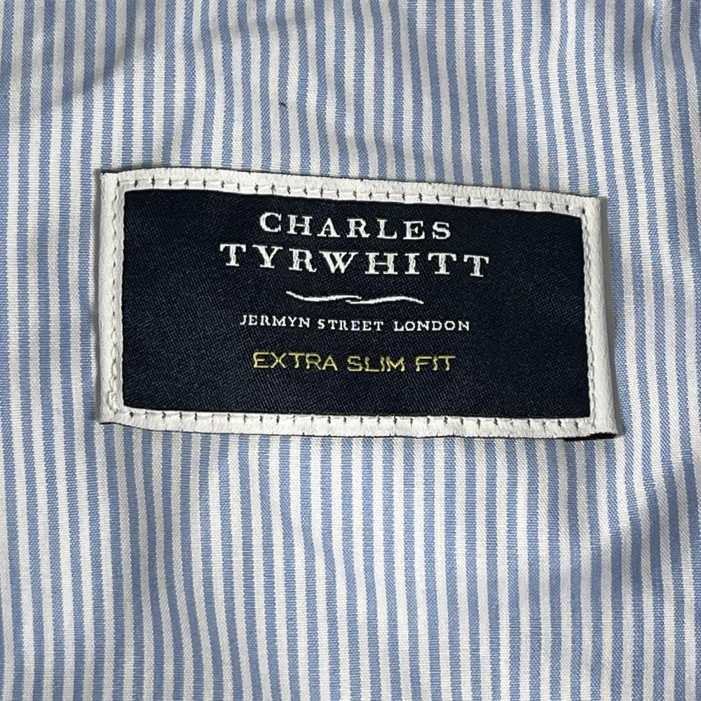 Charles Tyrwhitt Pants Mens 34x34 Light Brown Straight Leg Cotton Stretch Chinos
